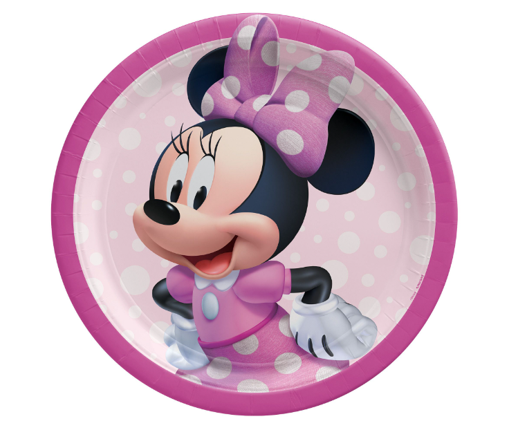 Minnie Mouse 9" Paper Plates 8ct