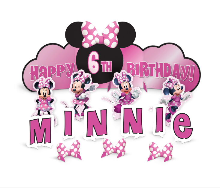 Minnie Mouse Table Decor Kit