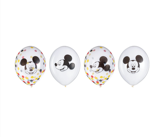 Mickey Mouse Latex Balloons 6ct