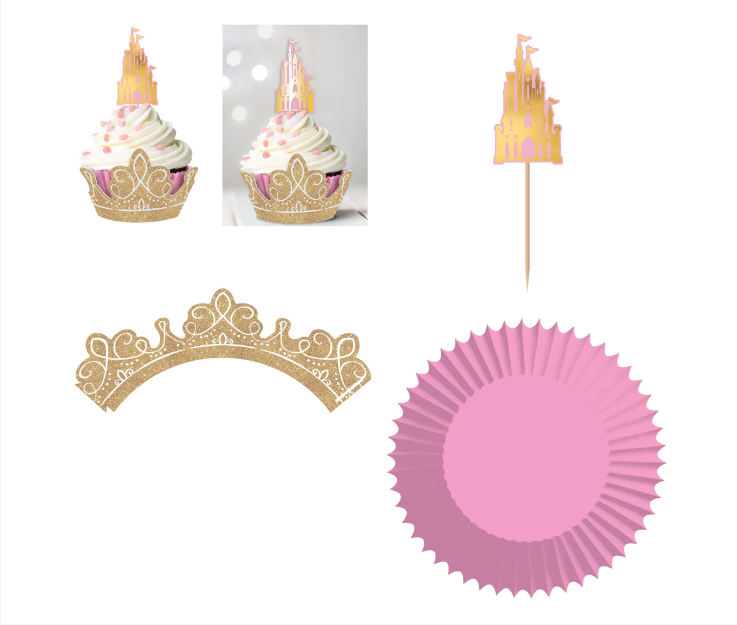 Disney Princess Cupcake Kit 24ct