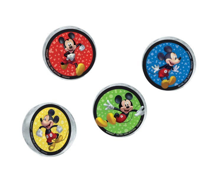 Mickey Mouse Bouncy Balls 4ct