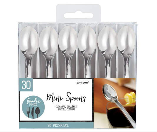 30ct Mini Silver Spoons