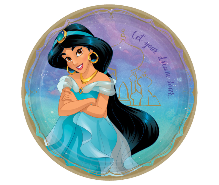 Jasmine 9" Paper Plates 8ct