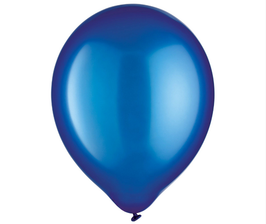 72ct Sapphire Blue Pearl Latex Balloons