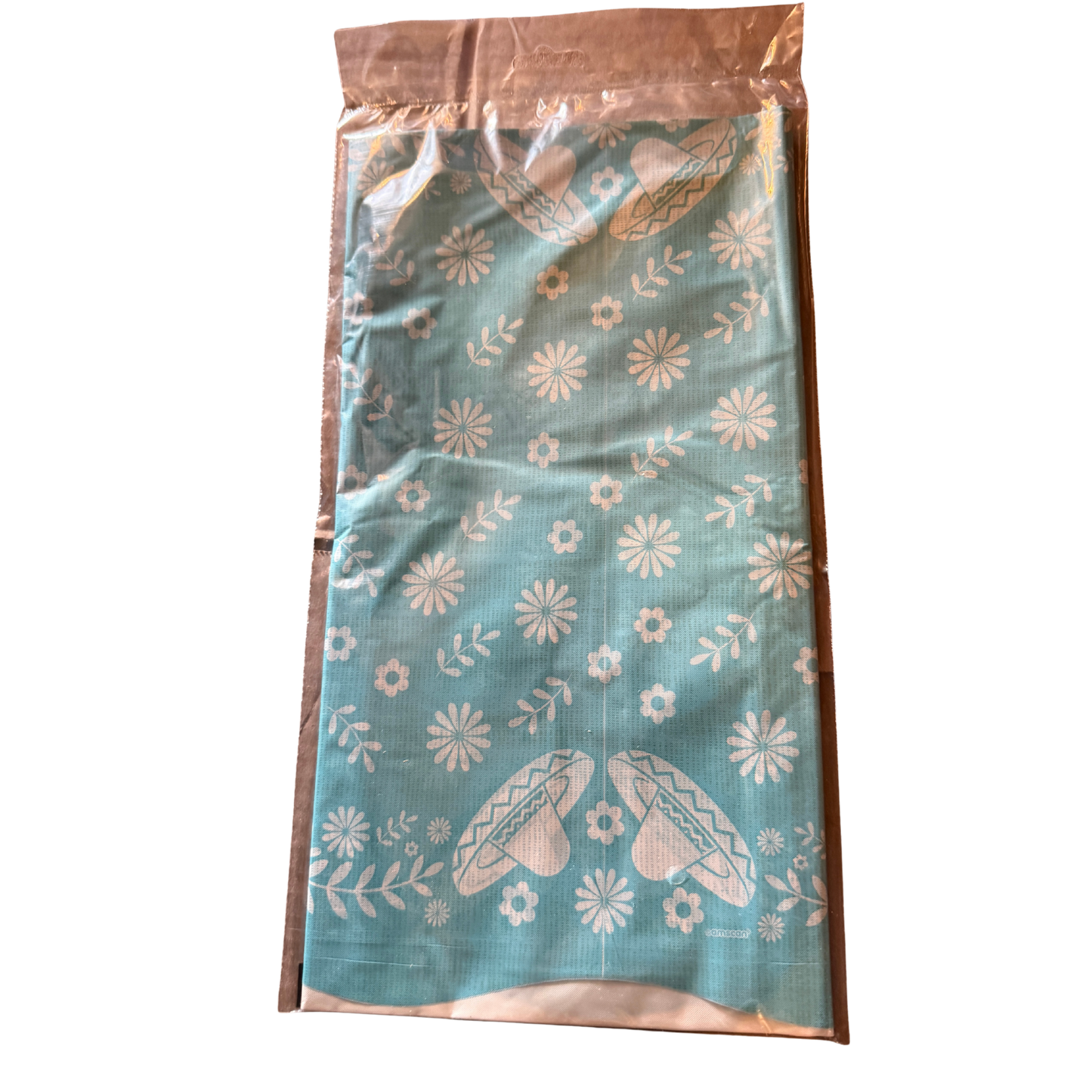 Fiesta Floral & Sombrero Plastic Table Cover