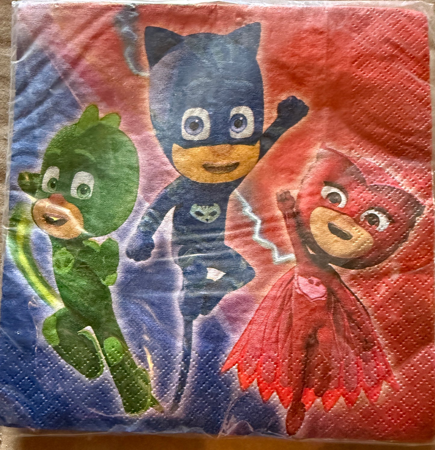 PJ Masks Large Lunch Napkins