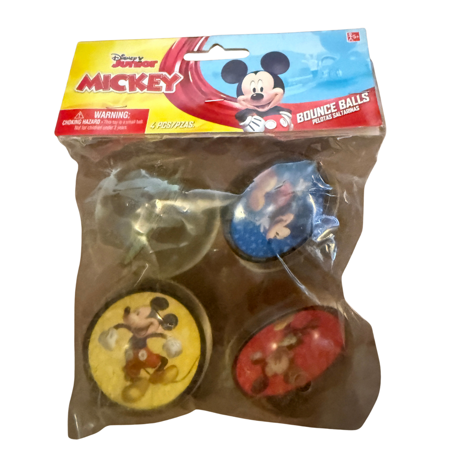 Mickey Mouse Mickey Mouse Bounce Balls – 4 Count