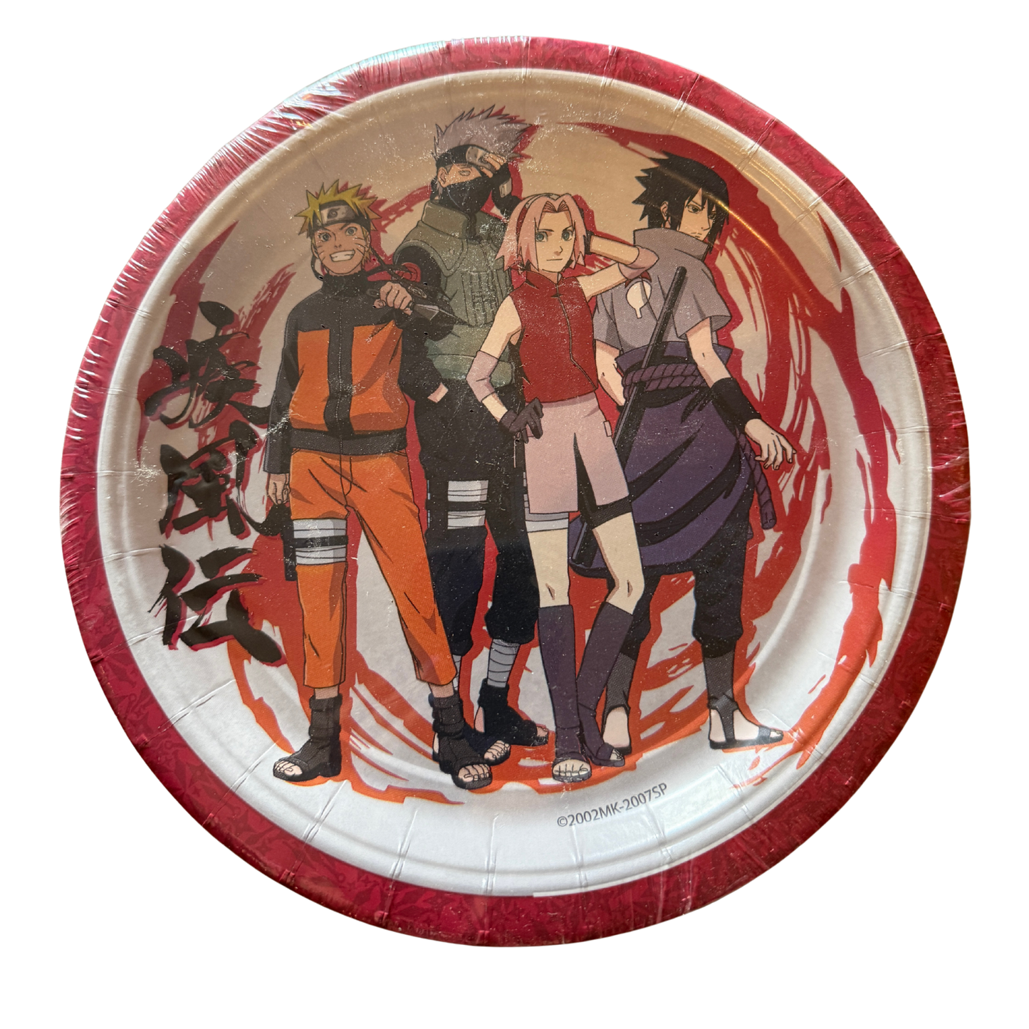 Naruto 9" Round Plates – 8 Count