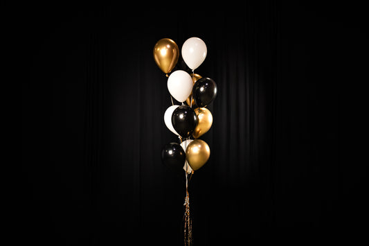 A Dozen Latex Balloons, and a Balloon Weight