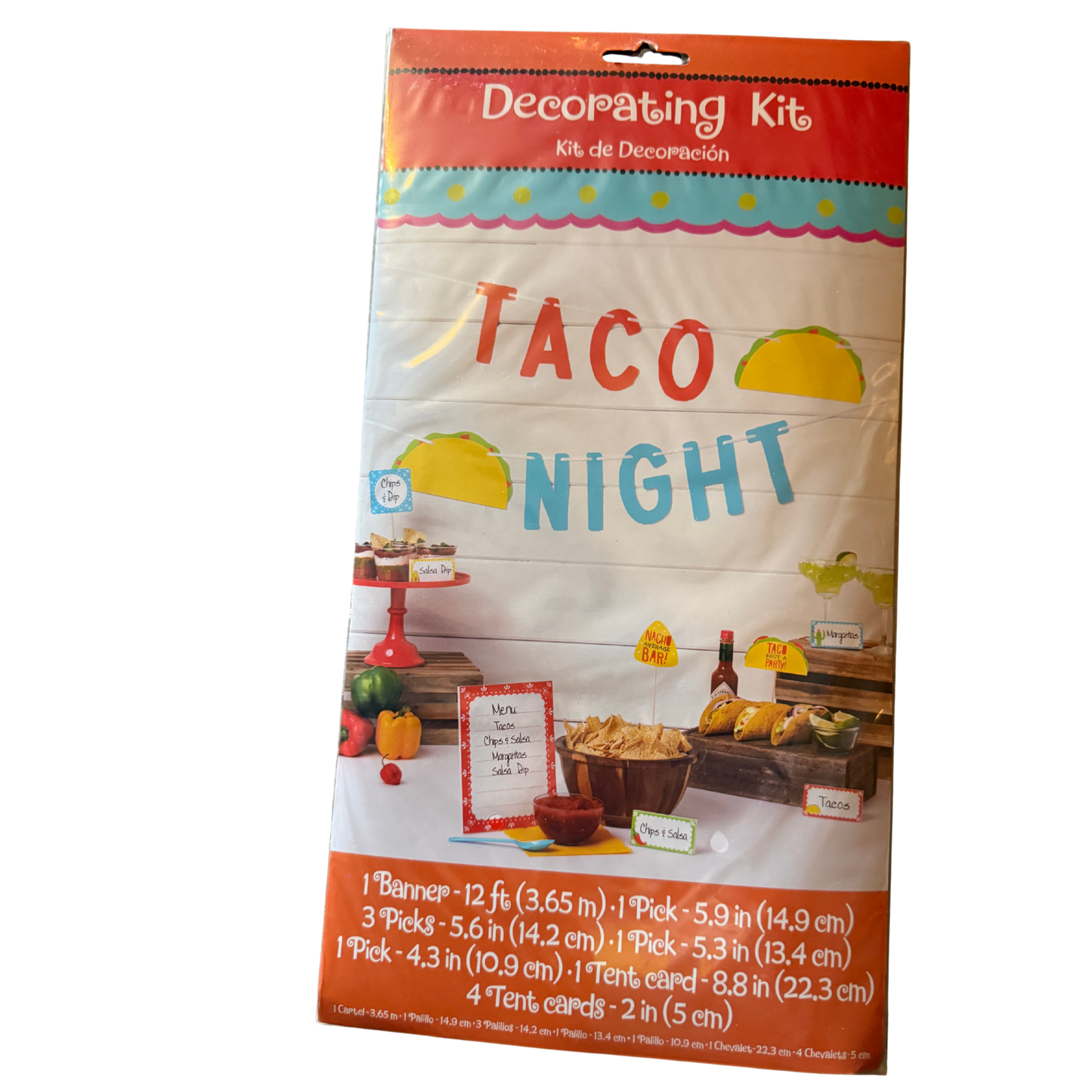 Taco Night Party Decorating Kit